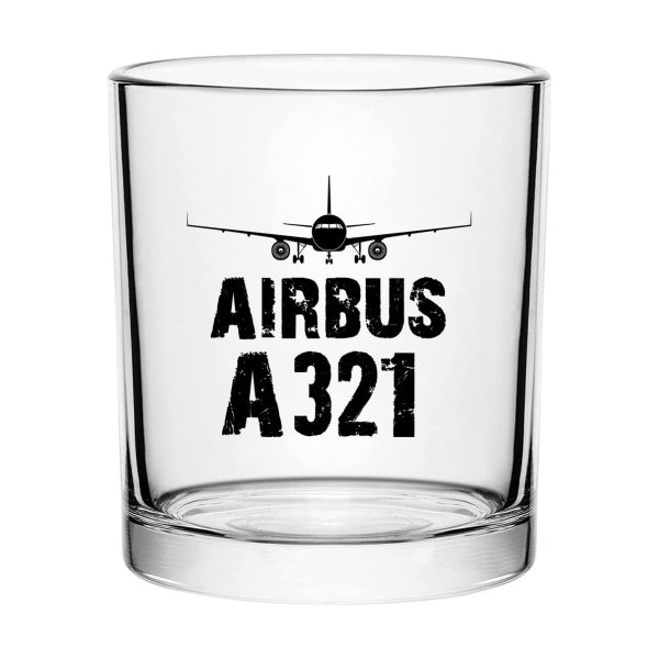 Airbus A321 & Plane Designed Special Whiskey Glasses Online Sale