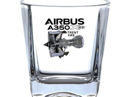 Airbus A350 & Trent Wxb Engine Designed Whiskey Glass Cheap