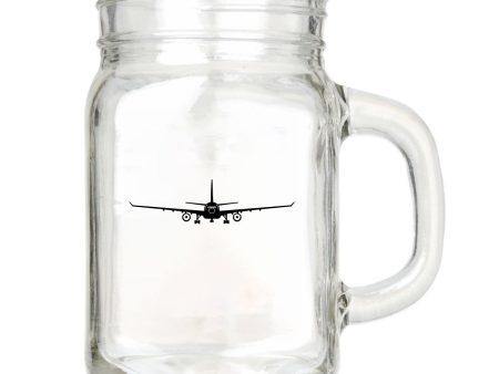 Airbus A330 Silhouette Designed Cocktail Glasses Hot on Sale