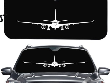 Airbus A330 Silhouette Designed Car Sun Shade Hot on Sale