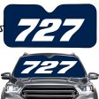 727 Flat Text Designed Car Sun Shade For Sale