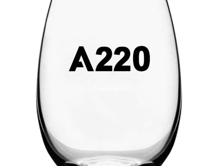 A220 Flat Text Designed Beer & Water Glasses Online