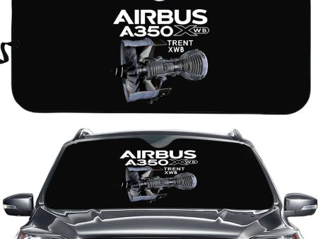 Airbus A350 & Trent Wxb Engine Designed Car Sun Shade Sale