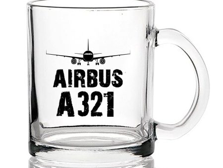 Airbus A321 & Plane Designed Coffee & Tea Glasses Sale