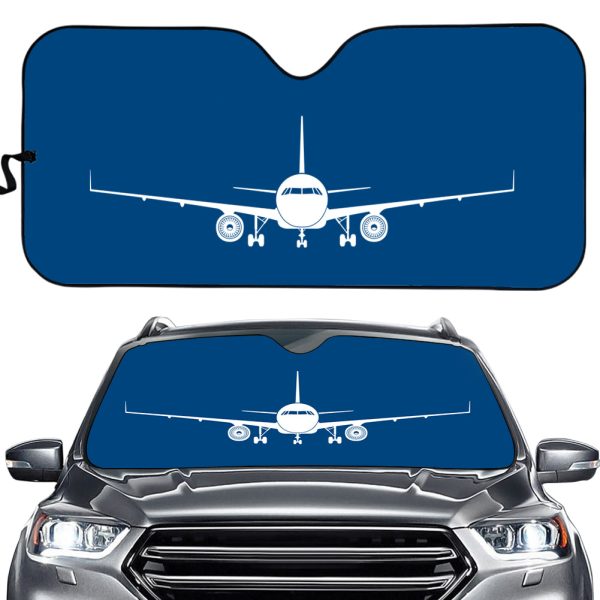 Airbus A320 Silhouette Designed Car Sun Shade Online now