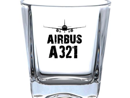 Airbus A321 & Plane Designed Whiskey Glass Online