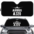 Airbus A320 & Plane Designed Car Sun Shade For Discount