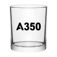 A350 Flat Text Designed Special Whiskey Glasses Fashion