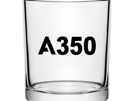 A350 Flat Text Designed Special Whiskey Glasses Fashion