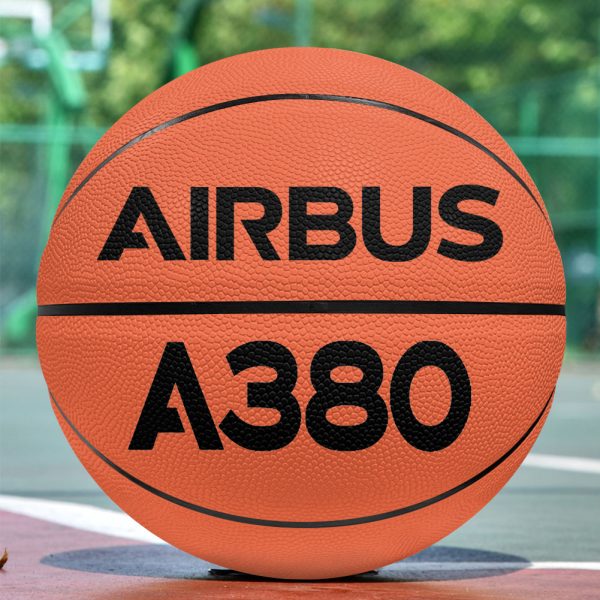 A380 Flat Text Designed Basketball Online Sale