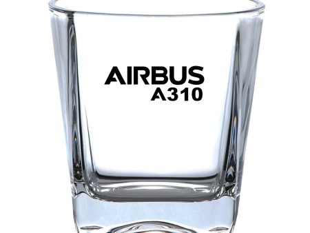 Airbus A310 & Text Designed Whiskey Glass Discount