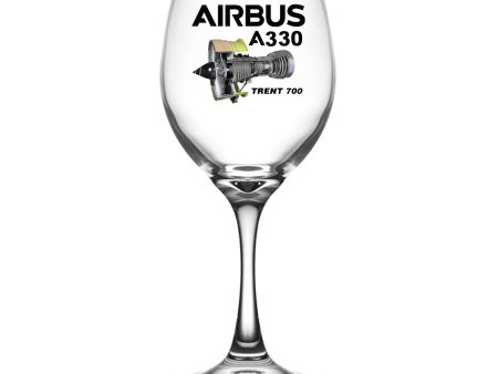 Airbus A330 & Trent 700 Engine Designed Wine Glasses Cheap