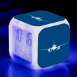 Airbus A320 Silhouette Designed  7 Colour  Digital Alarm Clock Online now