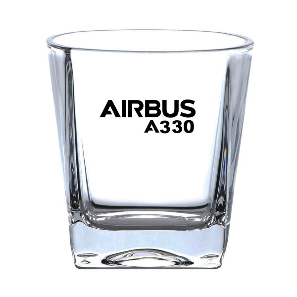 Airbus A330 & Text Designed Whiskey Glass Online Sale