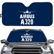 Airbus A320 & Plane Designed Car Sun Shade For Discount