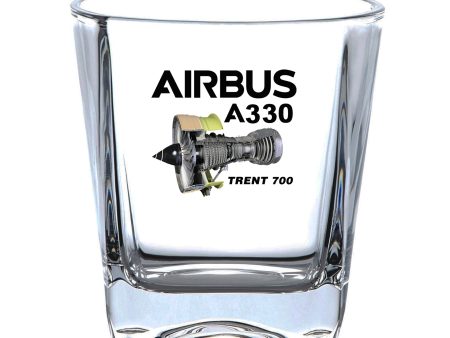 Airbus A330 & Trent 700 Engine Designed Whiskey Glass Cheap