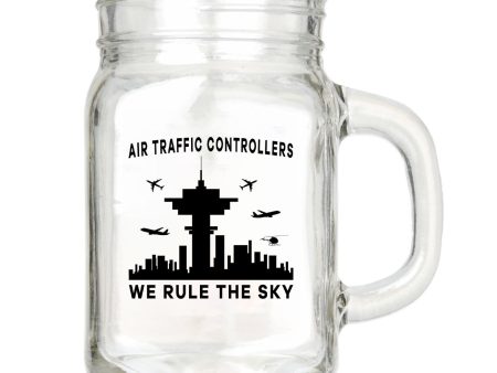 Air Traffic Controllers - We Rule The Sky Designed Cocktail Glasses Hot on Sale