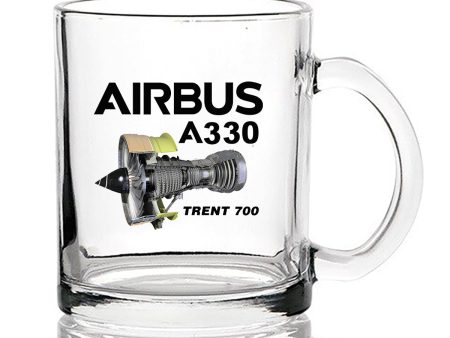 Airbus A330 & Trent 700 Engine Designed Coffee & Tea Glasses Sale