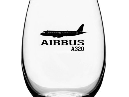 Airbus A320 Printed Designed Water & Drink Glasses Hot on Sale