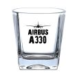 Airbus A330 & Plane Designed Whiskey Glass Online now