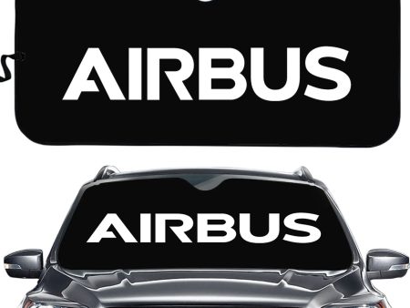 Airbus & Text Designed Car Sun Shade Cheap