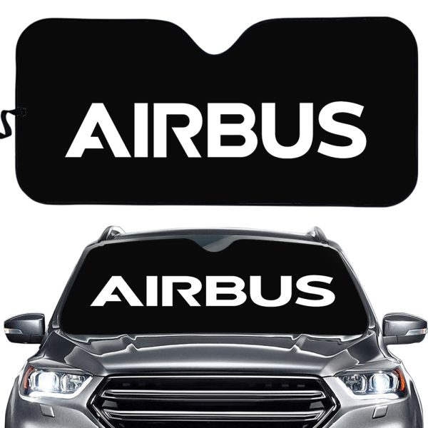 Airbus & Text Designed Car Sun Shade Cheap