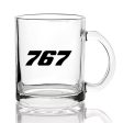 767 Flat Text Designed Coffee & Tea Glasses Discount