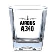 Airbus A340 & Plane Designed Whiskey Glass Fashion