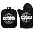 %100 Original Aviator Designed Kitchen Glove & Holder Sale