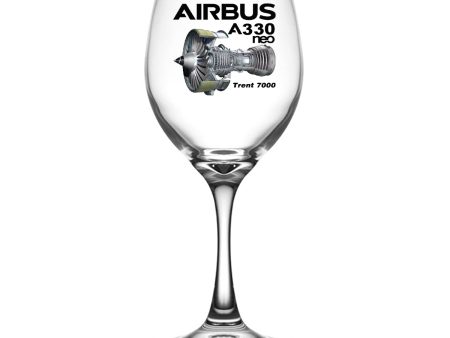 Airbus A330neo & Trent 7000 Designed Wine Glasses Online Sale