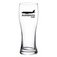 Airbus A320 Printed Designed Pilsner Beer Glasses Sale