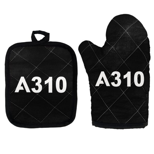 A310 Flat Text Designed Kitchen Glove & Holder For Discount