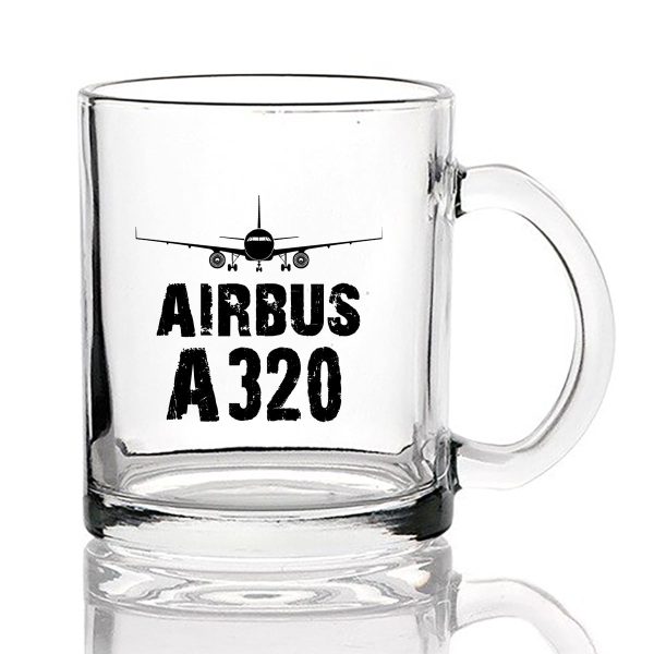 Airbus A320 & Plane Designed Coffee & Tea Glasses Online Hot Sale